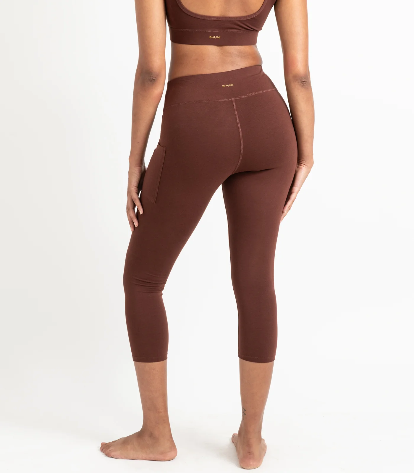 Organic Cotton Pocket 3/4 Leggings - Image 11