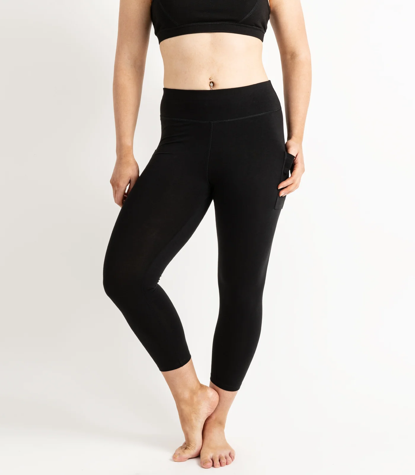 Organic Cotton Pocket 3/4 Leggings - Image 13