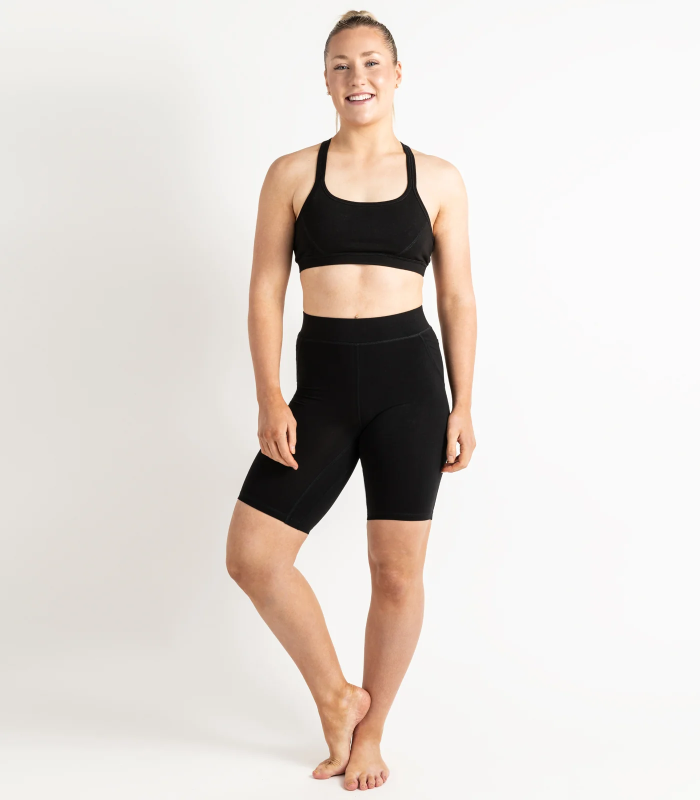 Organic Cotton Pocket Long Bike Shorts - Image 14