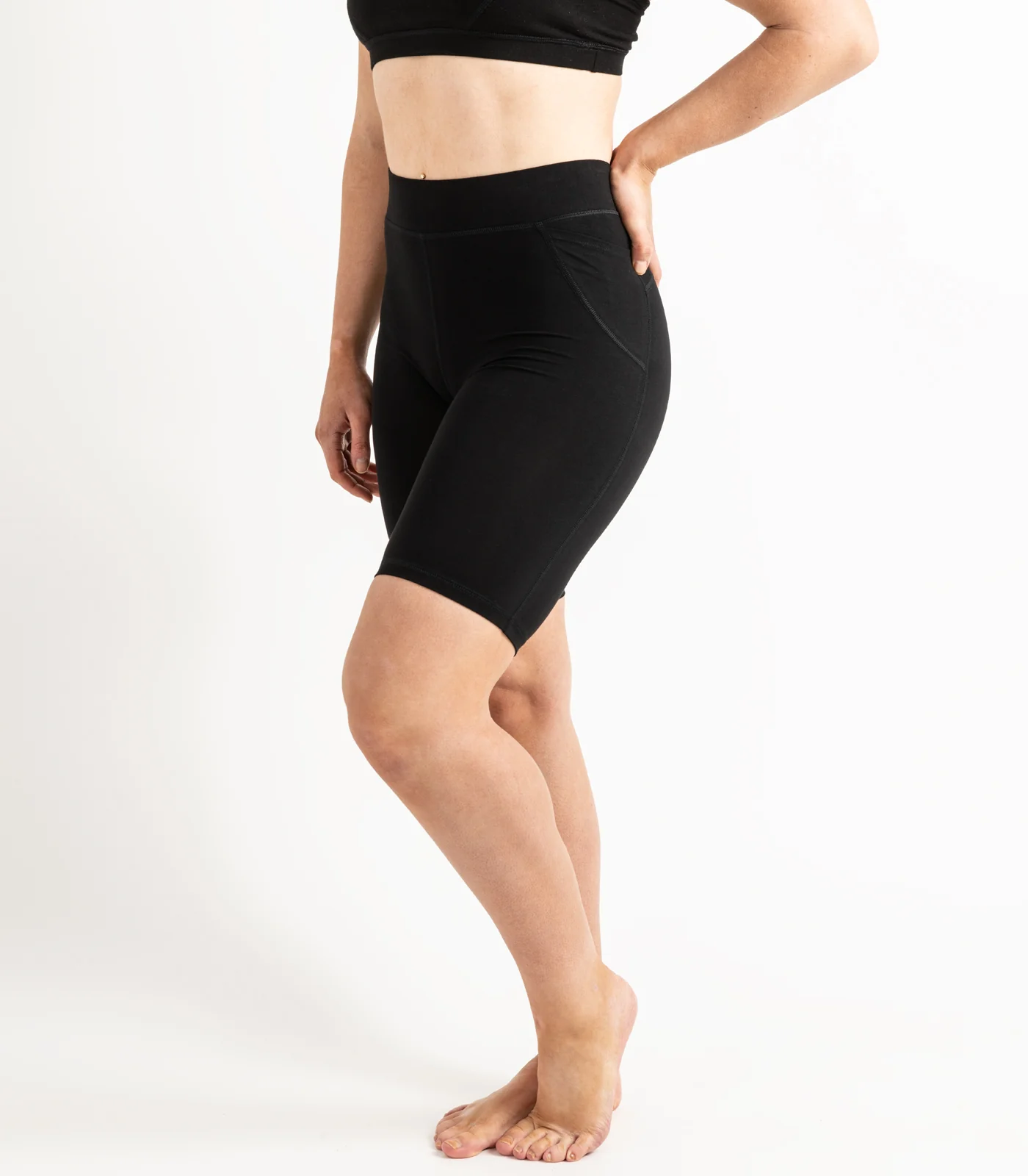 Organic Cotton Pocket Long Bike Shorts - Image 15