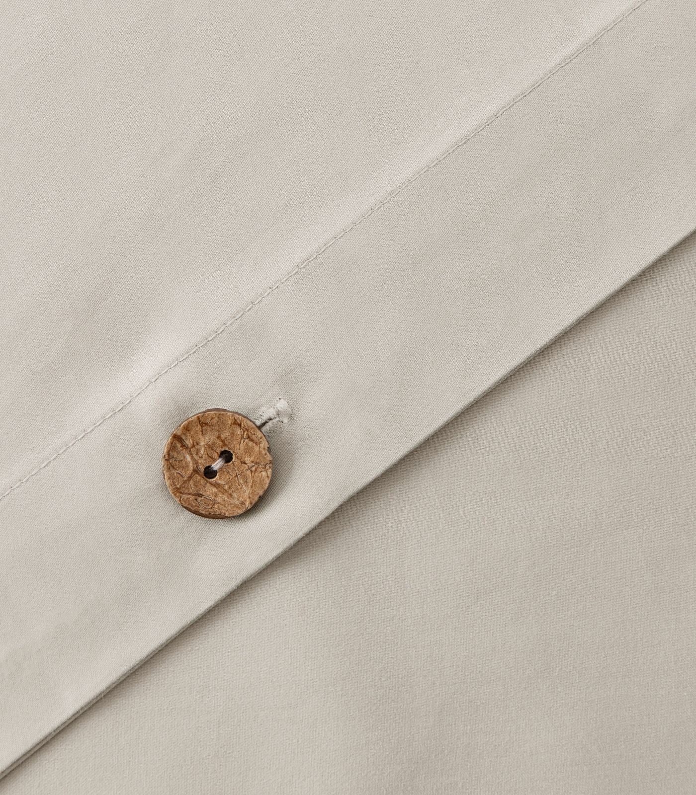 Organic Cotton Sateen Plain Quilt Cover Set - Image 12