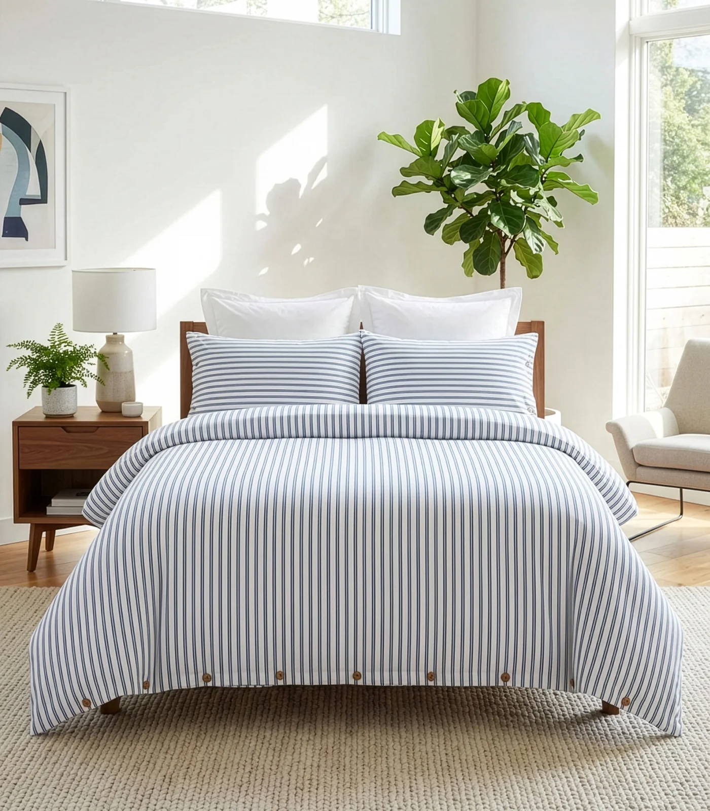 Organic Cotton Sateen Quilt Cover Set - Luxe - Image 36