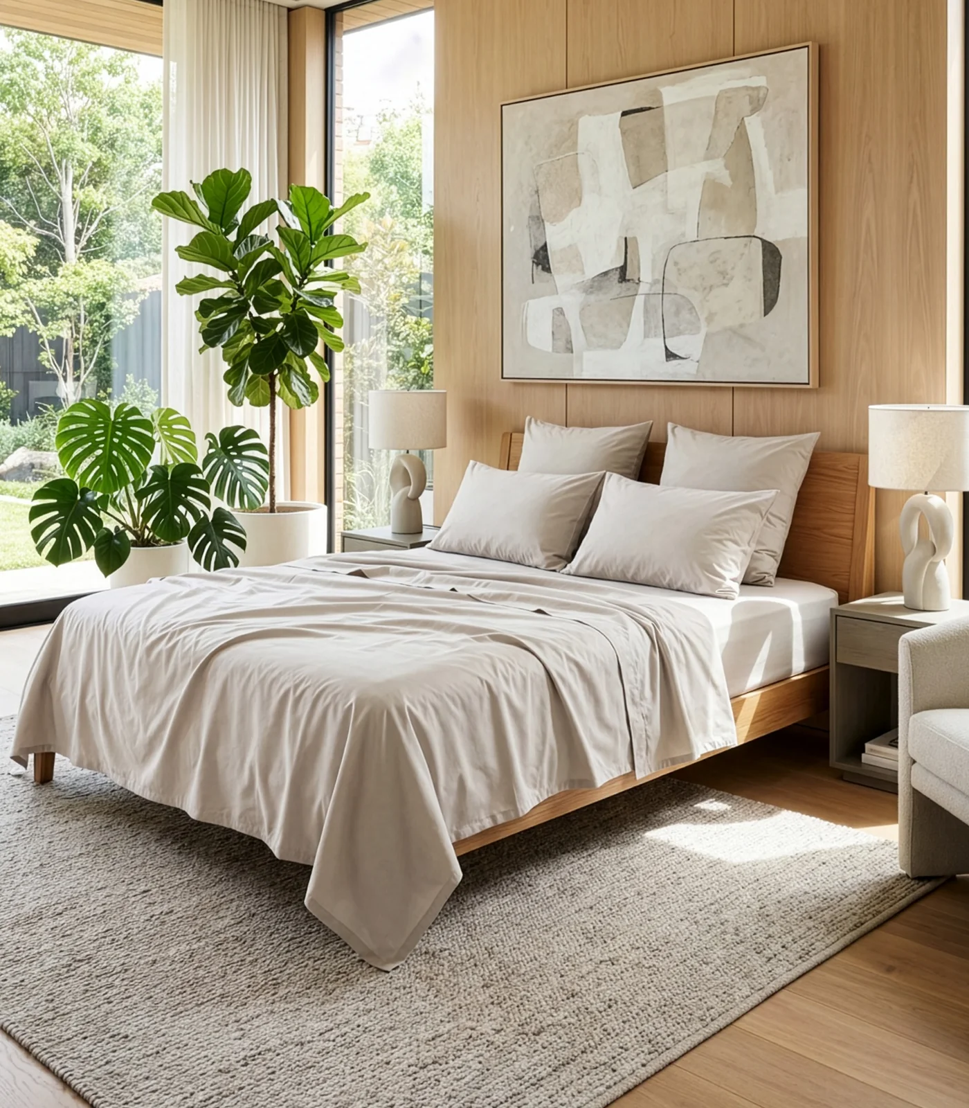 Organic Cotton Sateen Sheet Set - Image 21
